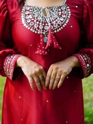 Premium Japani Shilk Gown One Piece