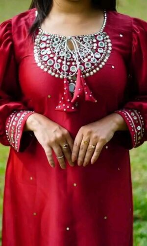 Premium Japani Shilk Gown One Piece