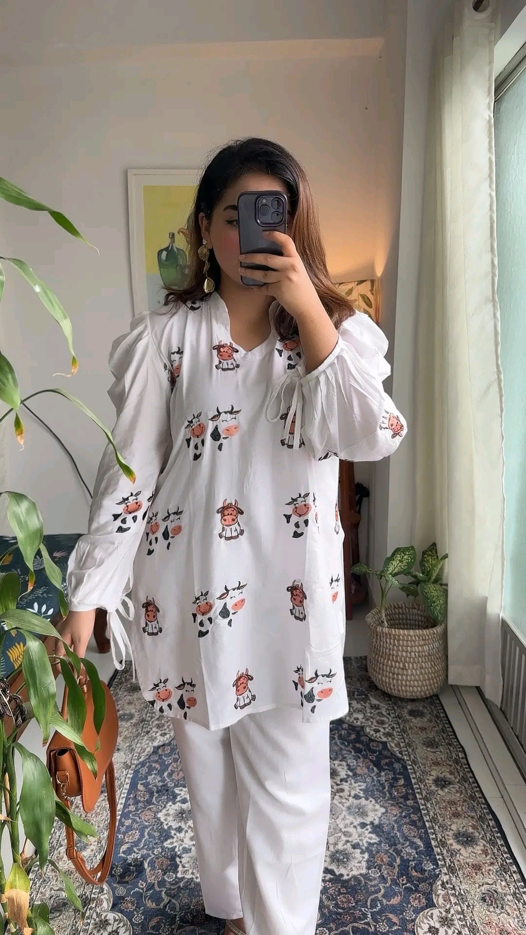 𝐂𝐮𝐭𝐞 𝐏𝐞𝐚𝐜𝐡 & 𝐁𝐥𝐚𝐜𝐤 𝐂𝐨𝐰 𝐂𝐨-𝐎𝐫𝐝 𝐒𝐞𝐭 - Image 3