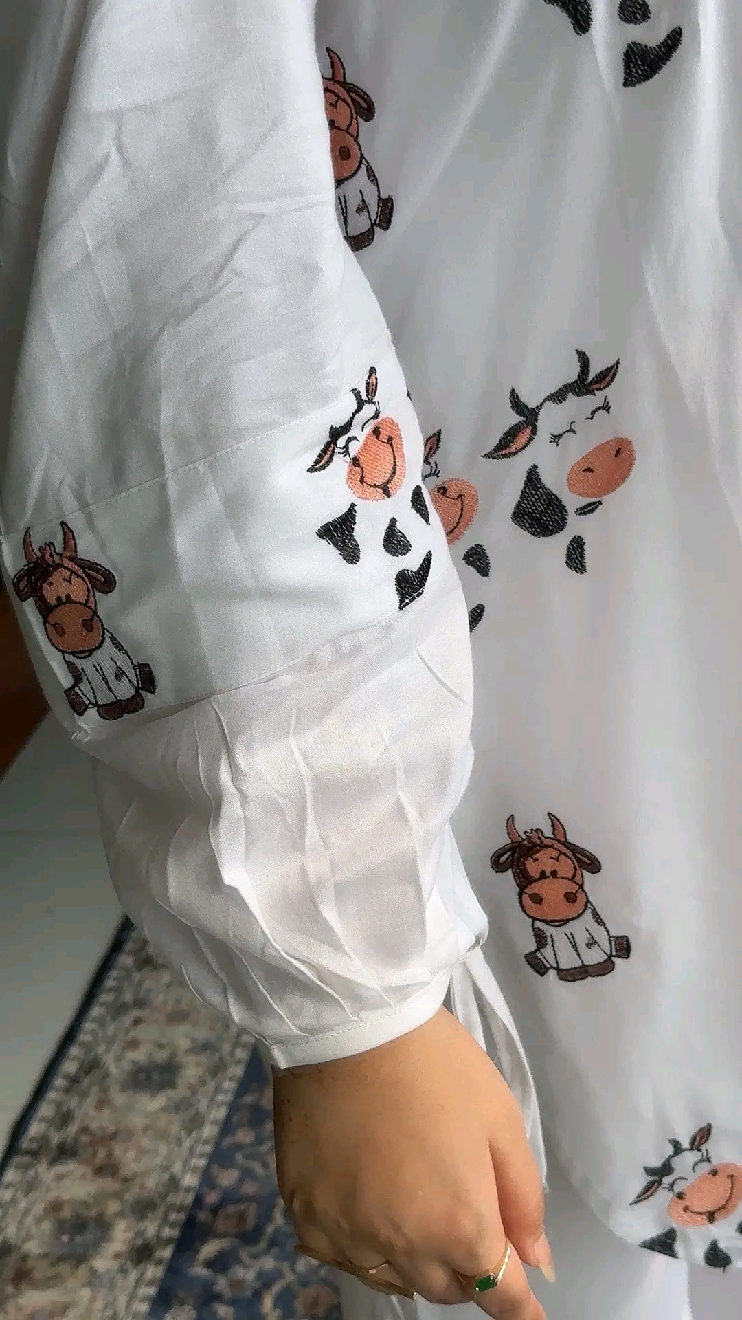 𝐂𝐮𝐭𝐞 𝐏𝐞𝐚𝐜𝐡 & 𝐁𝐥𝐚𝐜𝐤 𝐂𝐨𝐰 𝐂𝐨-𝐎𝐫𝐝 𝐒𝐞𝐭 - Image 6