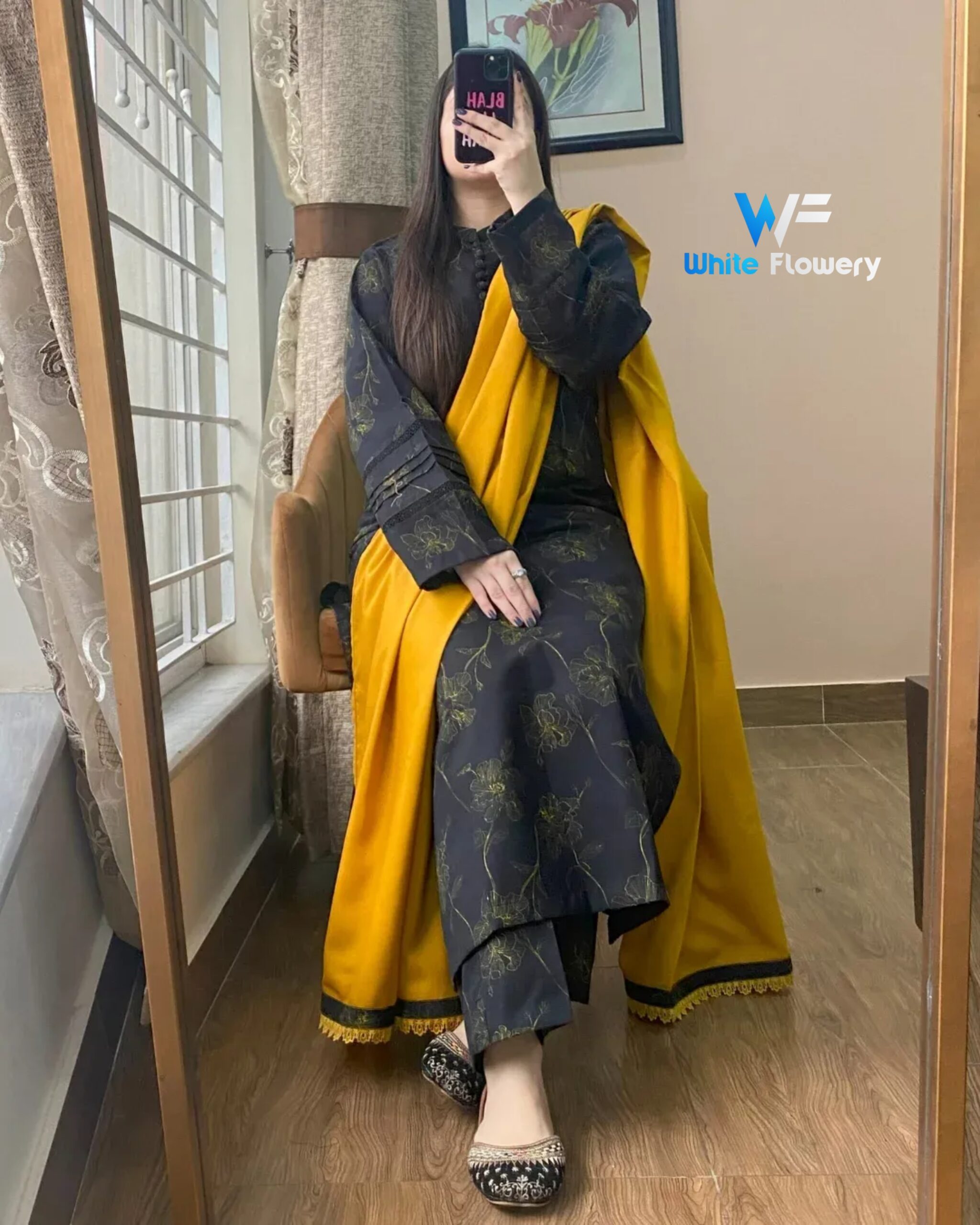 Premium Quality Digital Print Readymade Three Piece - Image 2