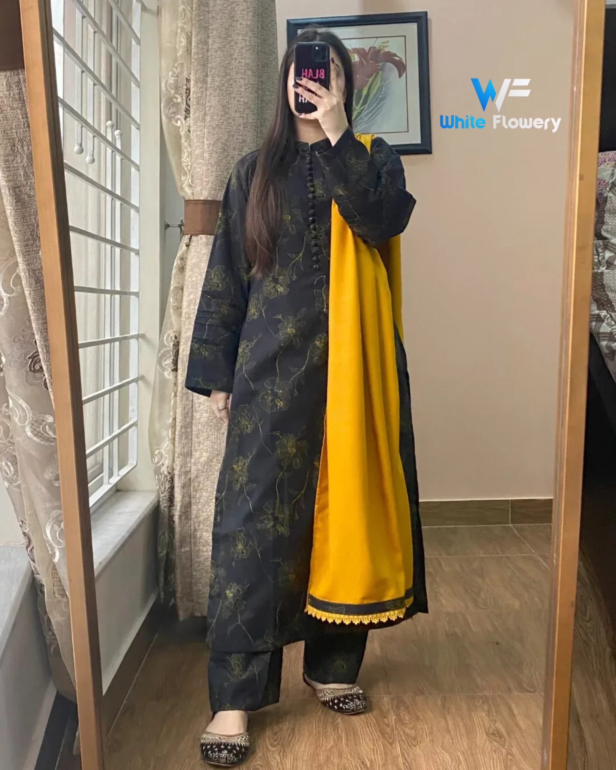 Premium Quality Digital Print Readymade Three Piece - Image 2