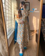 Premium Quality Digital Print Readymade Three Piece