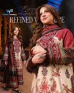 Premium Quality Dubai Silk Digital Print Three Piece