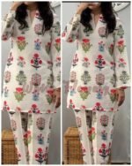 Premium Cotton Printed Tow Piece