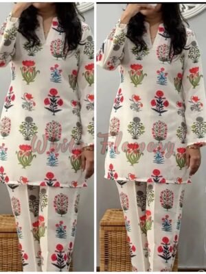 Premium Cotton Printed Tow Piece