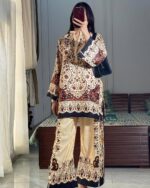 Premium Quality Synthetic Silk Digital Printed Tow Piece