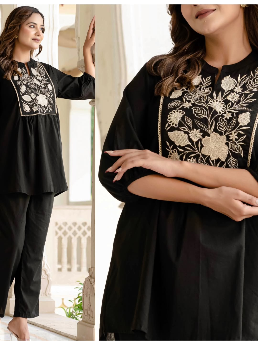 Premium Cotton Embroidery Two Piece - Image 3