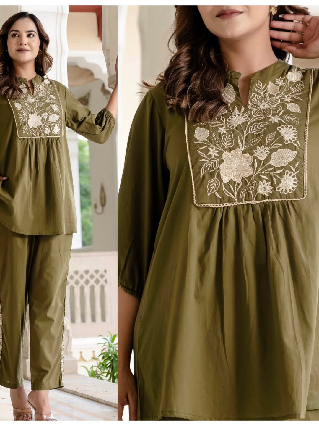 Premium Cotton Embroidery Two Piece - Image 5