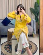 Premium Cotton Embroidery Two Piece