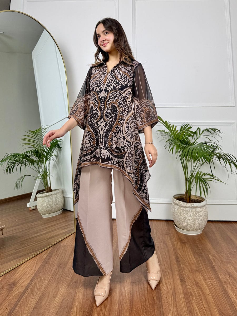 Premium Dubai Silk Digital Print Two Piece - Image 4