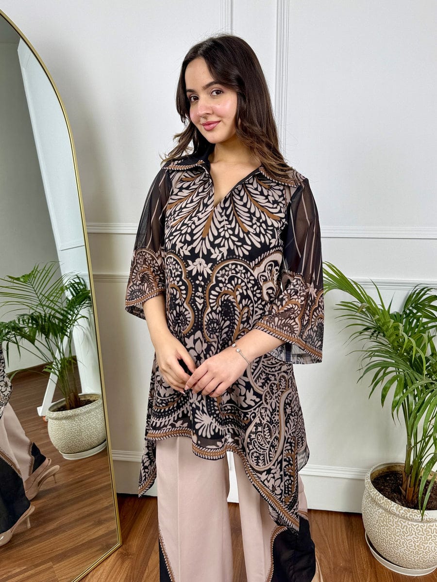 Premium Dubai Silk Digital Print Two Piece - Image 5