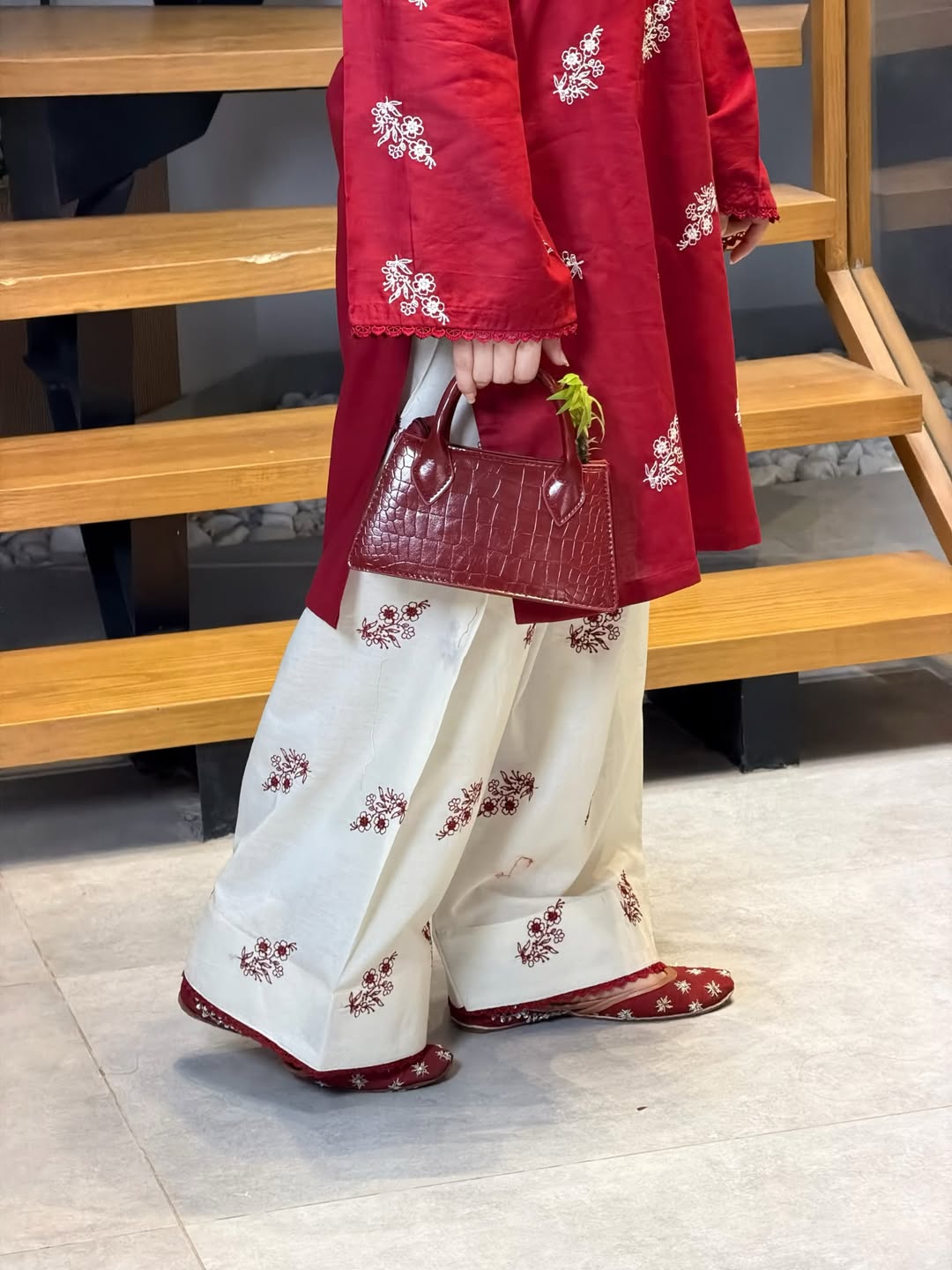 Premium Cotton Embroidery Two Piece - Image 3
