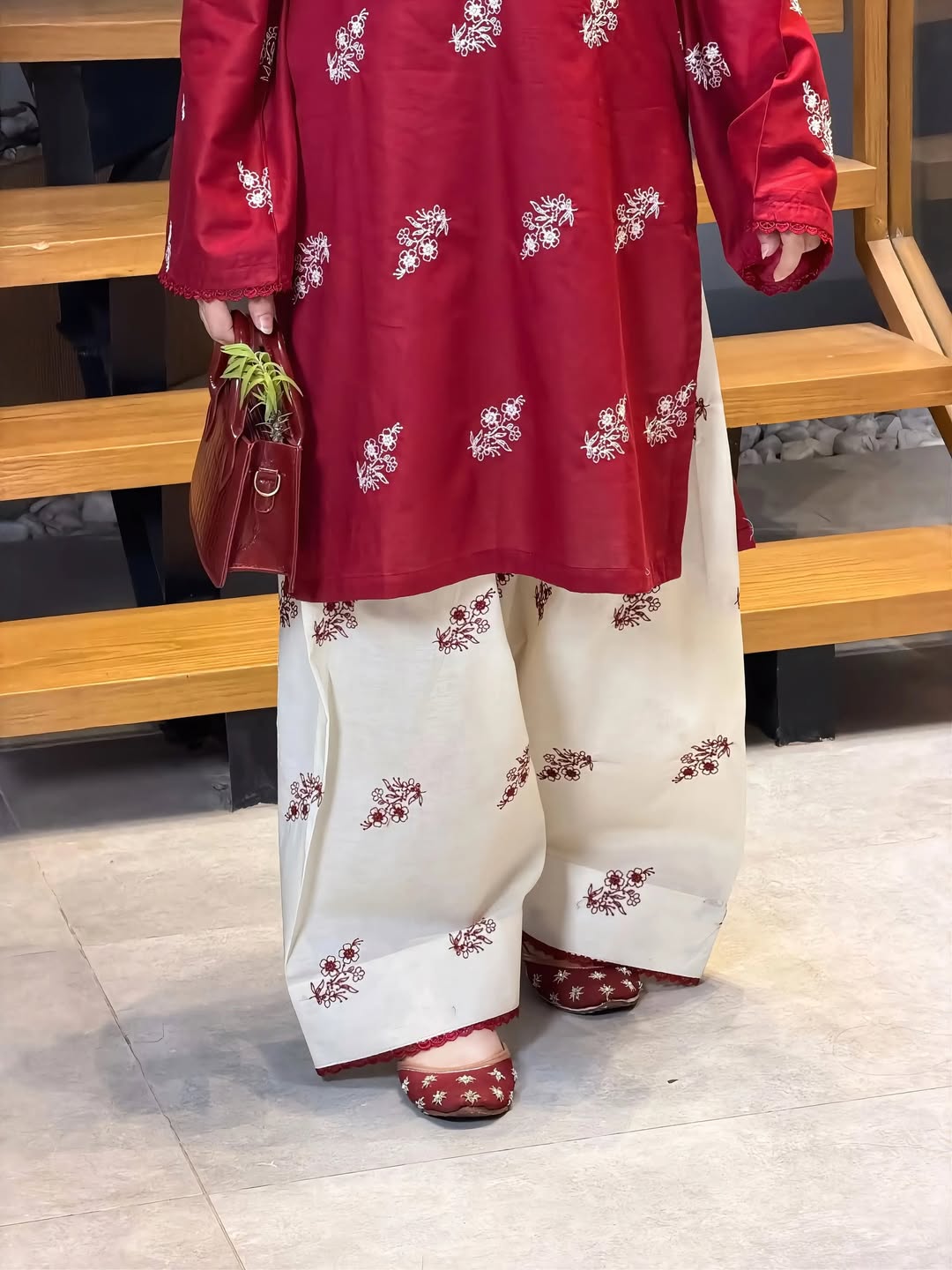 Premium Cotton Embroidery Two Piece - Image 4