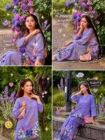 Premium Cotton Embroidery Two Piece